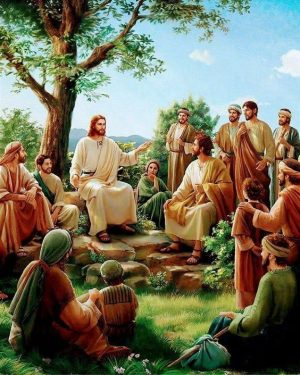Ảnh công giáo-Chúa Giê su rao giảng