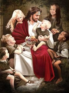 Ảnh Công Giáo _Chúa Giê Su Với Trẻ Em 3