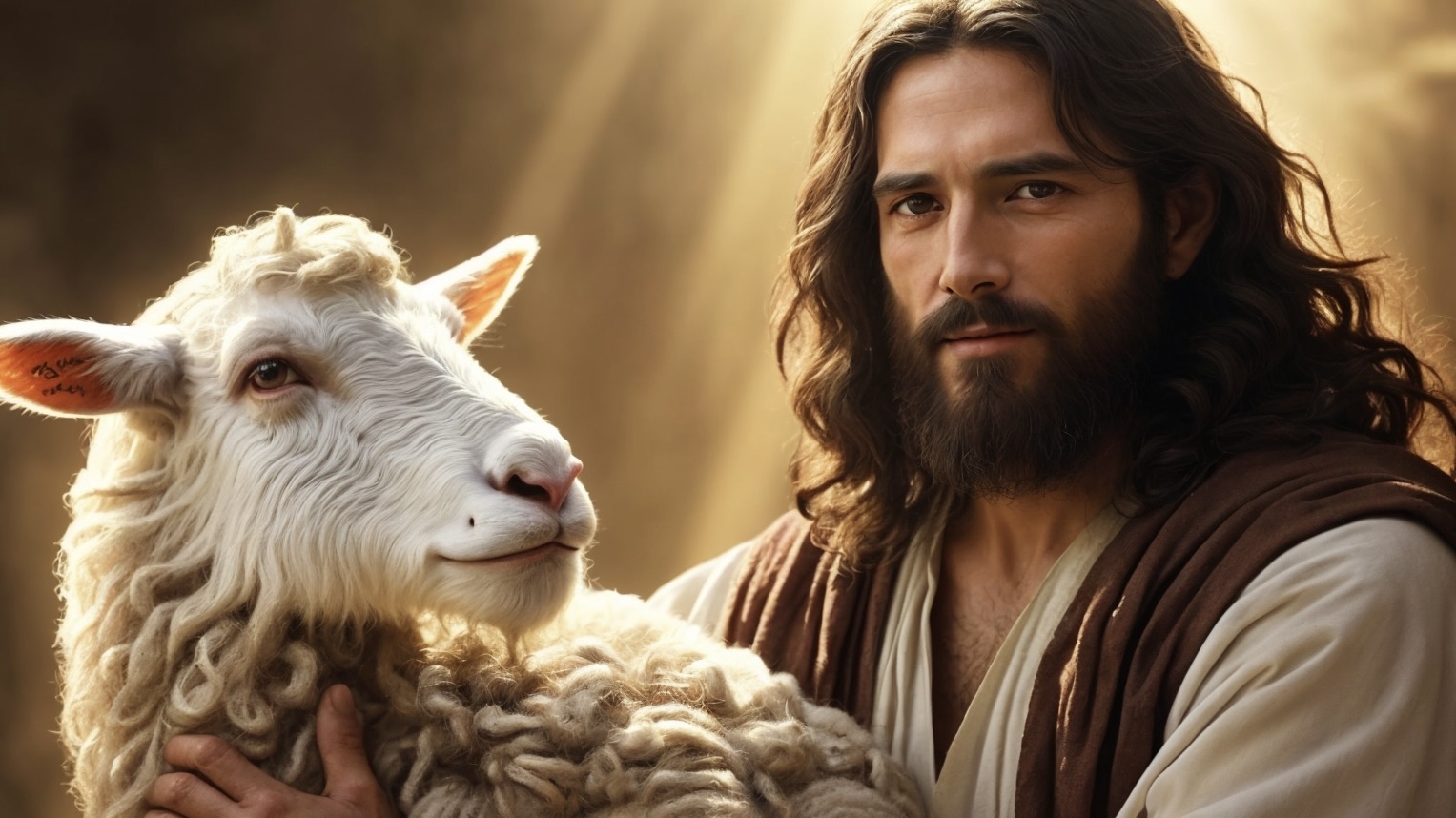Ảnh Chúa Giêsu và cừu non