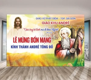 Phông sân khấu bổn mạng Giáo khu
